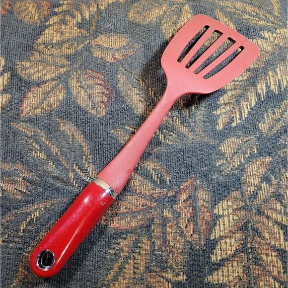 Red KitchenAid Slotted Turner - Picture 2 of 4